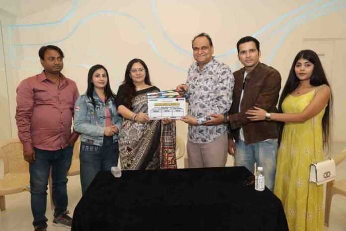 Dipika Chikhlia Dipika Chikhlia,दीपिका चिखलिया, महाश्मशान वेब सीरीज, भोजपुरी वेब सीरीज, धीरज मिश्रा, राजा रणदीप गिरी, Stage OTT, Bhojpuri OTT, Mahashmashan launch,Bhojpuri web series Mahashamshan