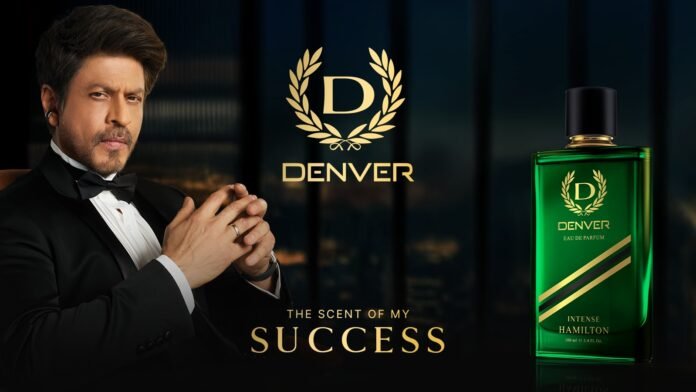 Shah Rukh Khan new perfume Shah Rukh Khan new perfume, Denver Intense Eau De Parfum, Best perfume for Gen Z, Denver perfume SRK, long-lasting perfume for men, SRK favorite perfume, best summer party fragrance, premium men's fragrance India, शाहरुख खान परफ्यूम, डेनवर इंटेंस